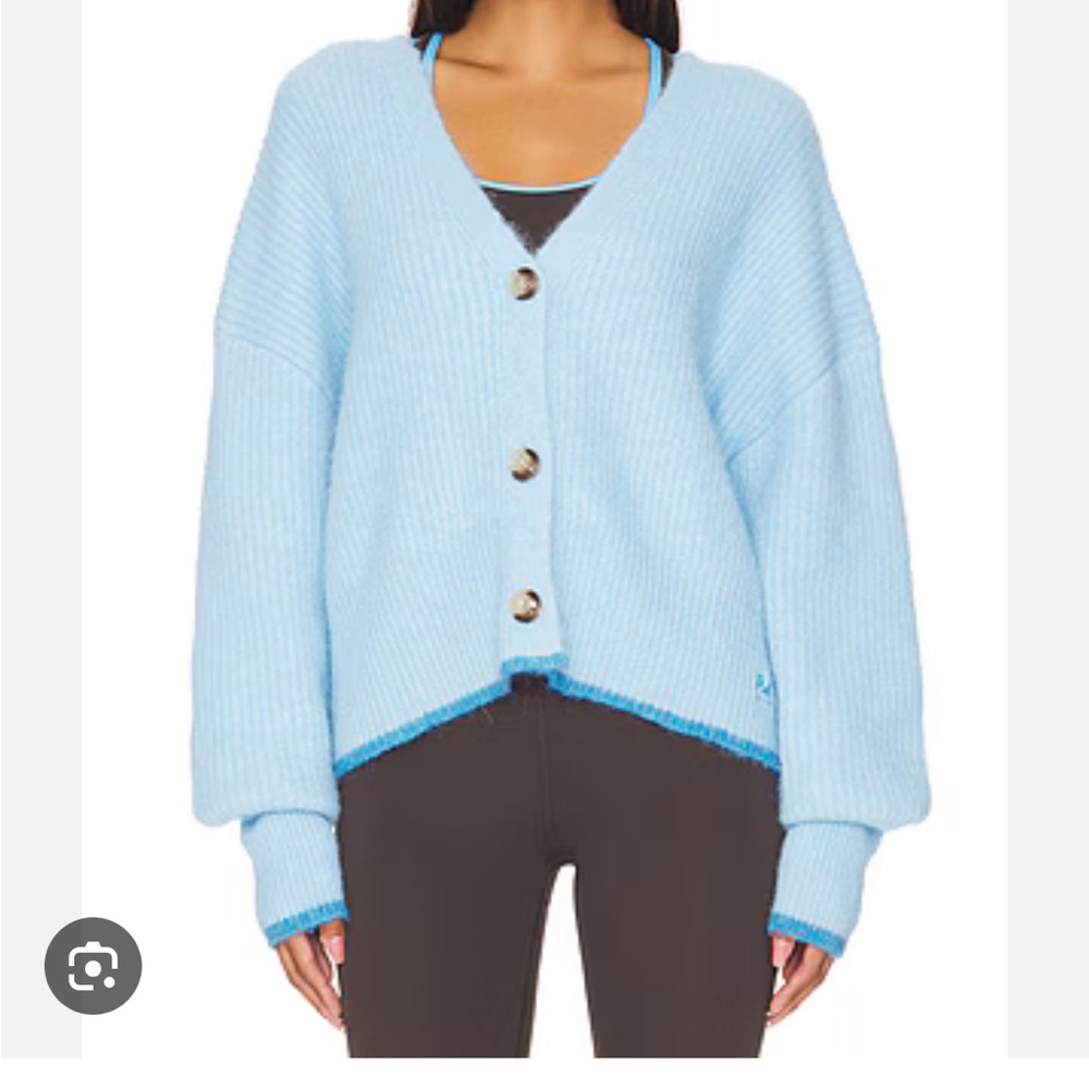 P.E Nation Sky Blue Cardigan